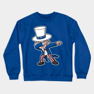 Uncle Sam 4th of July Parade Independence Day Party Celebration Crewneck Sweatshirt